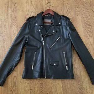 Zara Leather Biker Jacket